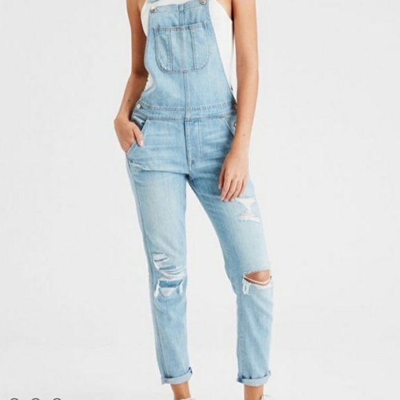 american eagle tomgirl overalls